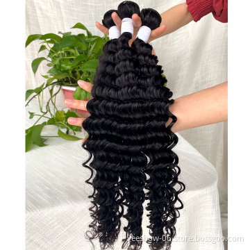 2021 pure raw deep wave bundles 12a unprocessed brazilian top quality mink virgin hair